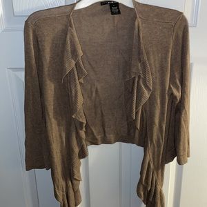 Sandy brown cardigan